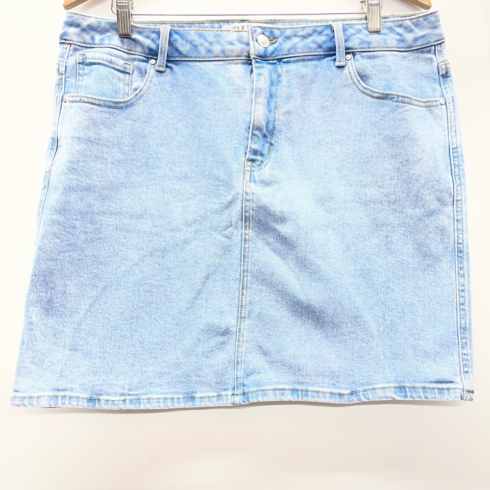 Wax Jean‎ Light Blue Denim Mini Skirt
